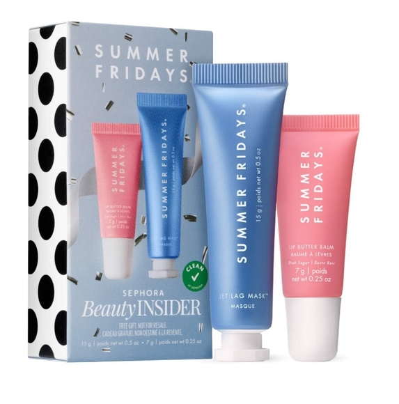 Summer Fridays Other - NIB Summer Fridays Bwauty Insider Jet Lag Mask + Moisturizer And Lip Balm Mini